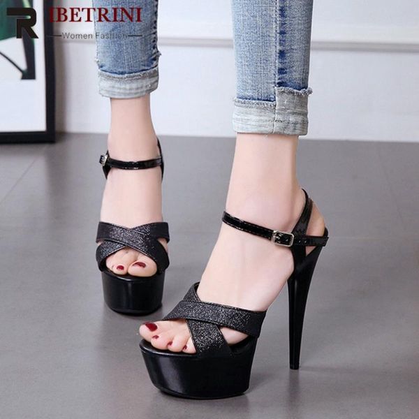 sandals ribetrini ins women shoes solid buckle paltform stiletto heel mature party quality, Black
sandals ribetrini ins women shoes solid buckle paltform stiletto heel mature party quality, Black
