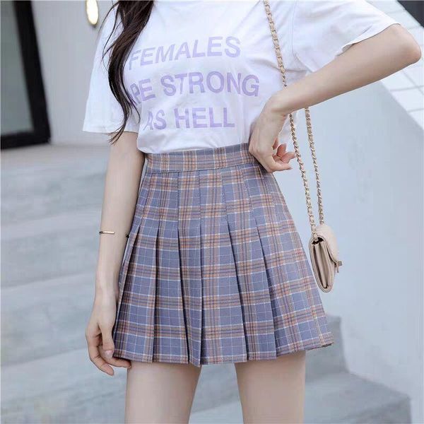 skirts plaid pleated skirt girl student korean spring and summer a-line high waist, Black
skirts plaid pleated skirt girl student korean spring and summer a-line high waist, Black