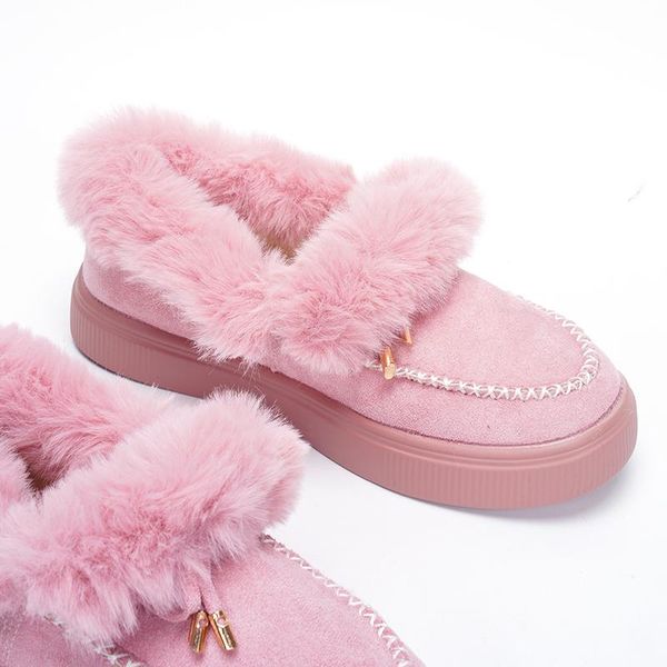 boots 2021 fashion women winter cotton shoes plush warm snow ladies casual flat short solid color furry females, Black
boots 2021 fashion women winter cotton shoes plush warm snow ladies casual flat short solid color furry females, Black
