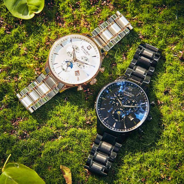 mechanical watches men's wrists automatic retro waterproof black full-steel montre homme bd7116, Slivery;brown
mechanical watches men's wrists automatic retro waterproof black full-steel montre homme bd7116, Slivery;brown