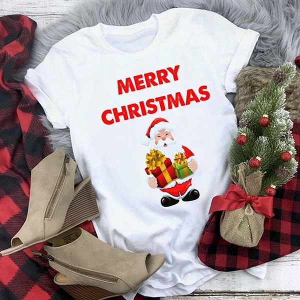 female kawaii new cute cartoon santa claus print women fashion christmas t shirt harajuku short sleeve tshirt, White
female kawaii new cute cartoon santa claus print women fashion christmas t shirt harajuku short sleeve tshirt, White