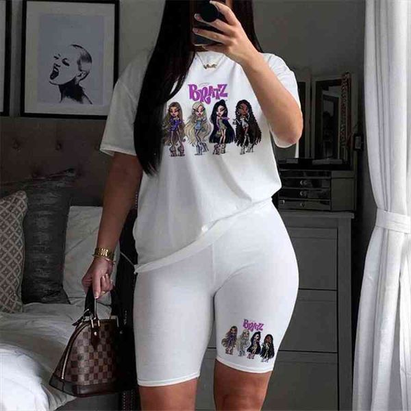 summer two piece set women tracksuits bratz t shirts and shorts suit short sleeve o neck casual joggers biker pants, Gray
summer two piece set women tracksuits bratz t shirts and shorts suit short sleeve o neck casual joggers biker pants, Gray