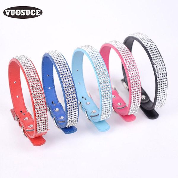 vugsuce bling rhinestones leather pet cat dog collar necklace for small medium dogs chihuahua yorkie perro collier pour chien
vugsuce bling rhinestones leather pet cat dog collar necklace for small medium dogs chihuahua yorkie perro collier pour chien