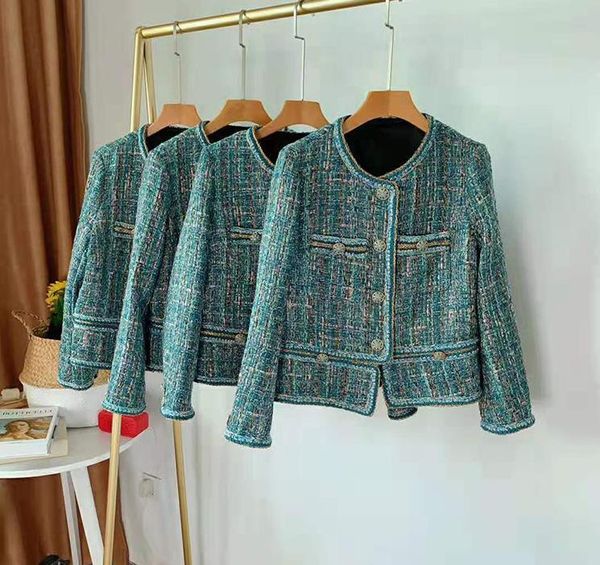 women's jackets winter high-end autumn weaving short coat fashion ladies retro tweed jacket high quality, Black;brown
women's jackets winter high-end autumn weaving short coat fashion ladies retro tweed jacket high quality, Black;brown