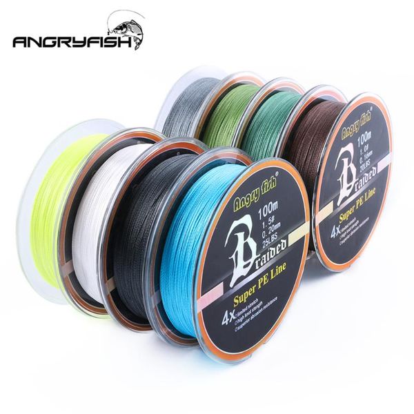angryfish diominate pe line 4 strands braided fishing line braided 100m/109yds super strong fishing 10lb-80lb
angryfish diominate pe line 4 strands braided fishing line braided 100m/109yds super strong fishing 10lb-80lb