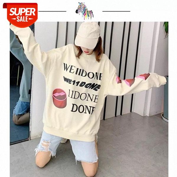 we11done chocolate barrage letter printing men's and women's hoodie sweater crew neck #wg3p, Black
we11done chocolate barrage letter printing men's and women's hoodie sweater crew neck #wg3p, Black