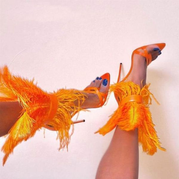 dress shoes design drop women feather model sandals orange color fetish strippers summer female, Black
dress shoes design drop women feather model sandals orange color fetish strippers summer female, Black