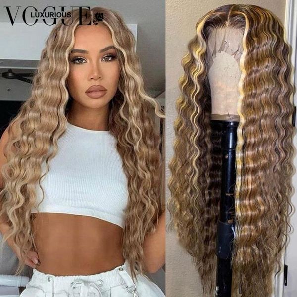 lace wigs deep wave frontal wig preplucked brazilian remy ombre human hair brown purple highlight front for women, Black;brown
lace wigs deep wave frontal wig preplucked brazilian remy ombre human hair brown purple highlight front for women, Black;brown