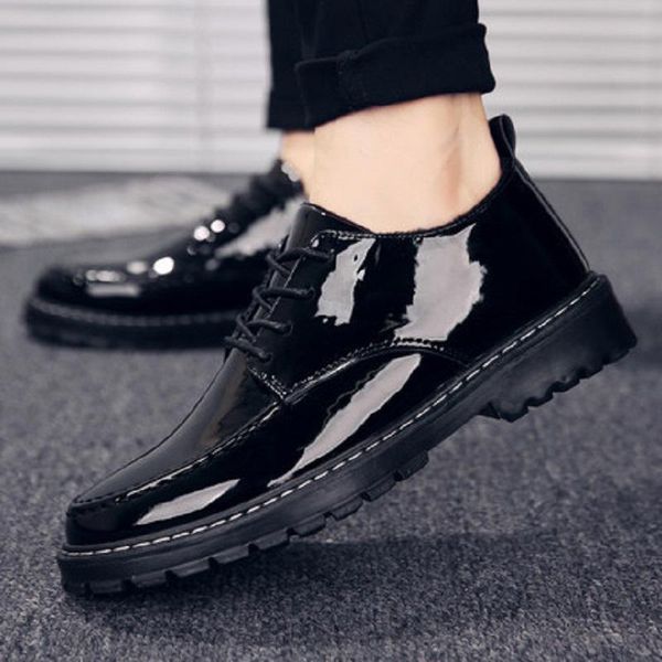 dress shoes autumn leather men's korean version of the british student casual black increased youth suit small
dress shoes autumn leather men's korean version of the british student casual black increased youth suit small