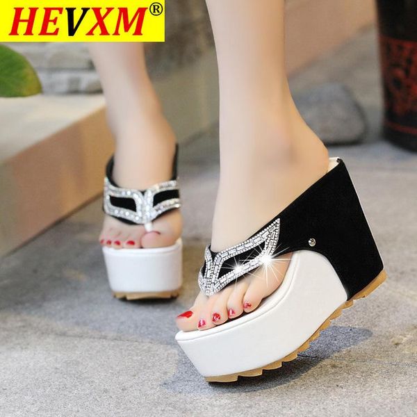 2021 women's summer shoes woman rhinestone flip flops spuer high heels wedges platform fashion beach sandals zapatos mujer, Black
2021 women's summer shoes woman rhinestone flip flops spuer high heels wedges platform fashion beach sandals zapatos mujer, Black