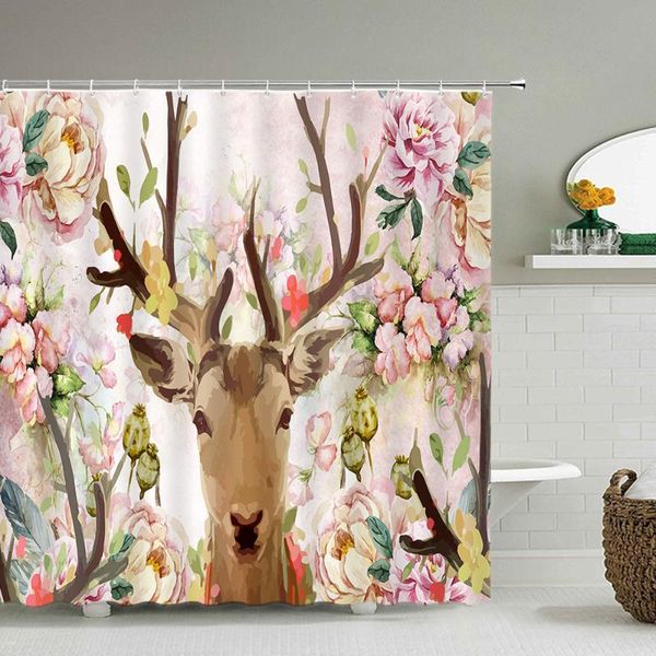 animal polyester fabric shower curtains home decor multi-size shower curtain deer birds waterproof curtains for bathroom
animal polyester fabric shower curtains home decor multi-size shower curtain deer birds waterproof curtains for bathroom