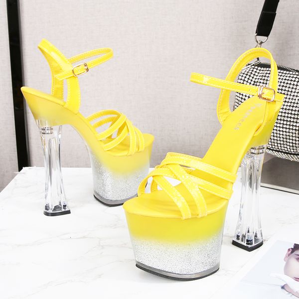 2021 new women's sandals will see square jump cross high-heeled 5-inch bling ladies polo dancing shoes iqqu, Black
2021 new women's sandals will see square jump cross high-heeled 5-inch bling ladies polo dancing shoes iqqu, Black