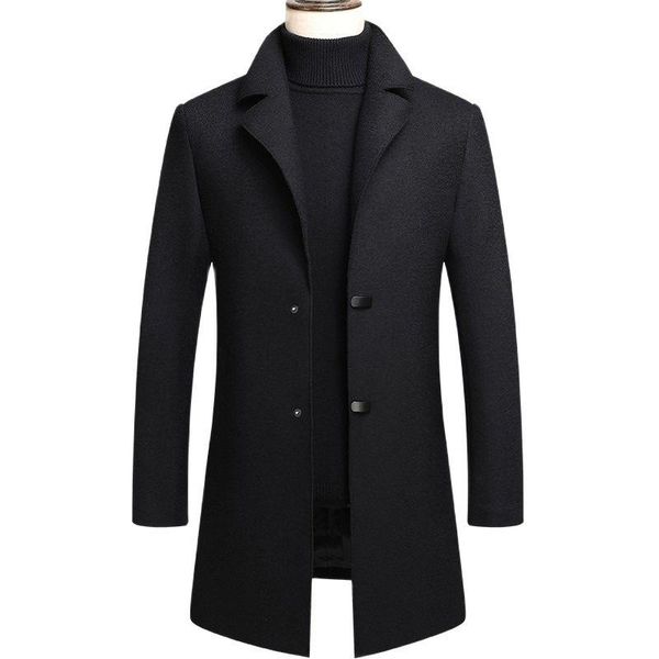 men's wool & blends nice mens coat autumn winter men slim fit warm coats solid casual mid length overcoat trench jacket black
men's wool & blends nice mens coat autumn winter men slim fit warm coats solid casual mid length overcoat trench jacket black