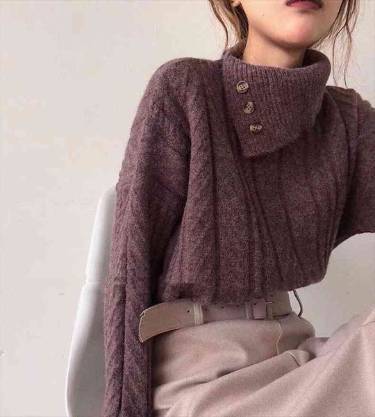turtleneck winter sweater women pullover girls knitting vintage oversize autumn female knitted outerwear warm sweaters, White;black
turtleneck winter sweater women pullover girls knitting vintage oversize autumn female knitted outerwear warm sweaters, White;black