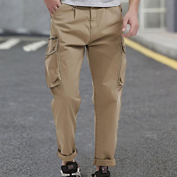 men's pants men mid-waist zip cargo relaxed fit solid trousers with multi-pocket comfy casual travel pant ropa hombre 2021, Black
men's pants men mid-waist zip cargo relaxed fit solid trousers with multi-pocket comfy casual travel pant ropa hombre 2021, Black