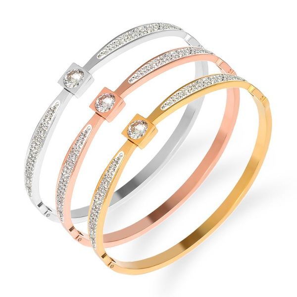 bangle fysara design shiny rose gold silver color inlaid cubic zirconia real plated bracelet for women wedding party jewelry, Black
bangle fysara design shiny rose gold silver color inlaid cubic zirconia real plated bracelet for women wedding party jewelry, Black