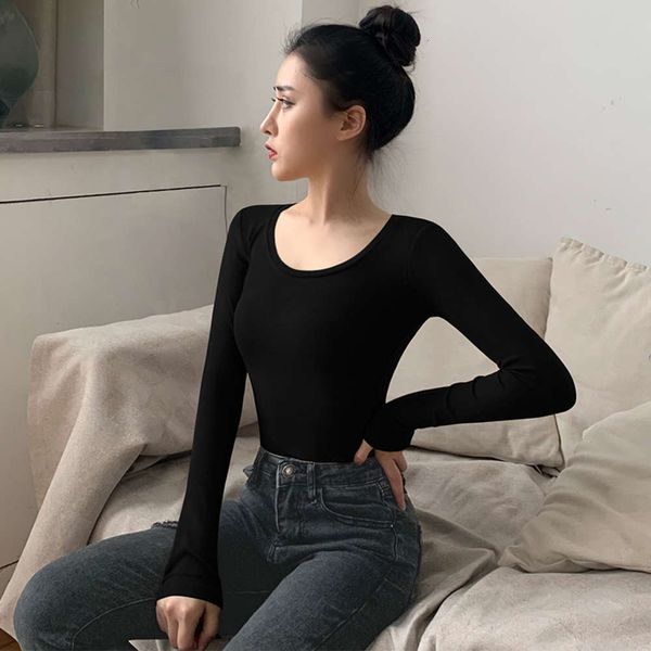 black thread knitted base coat for women in autumn and winter, White
black thread knitted base coat for women in autumn and winter, White