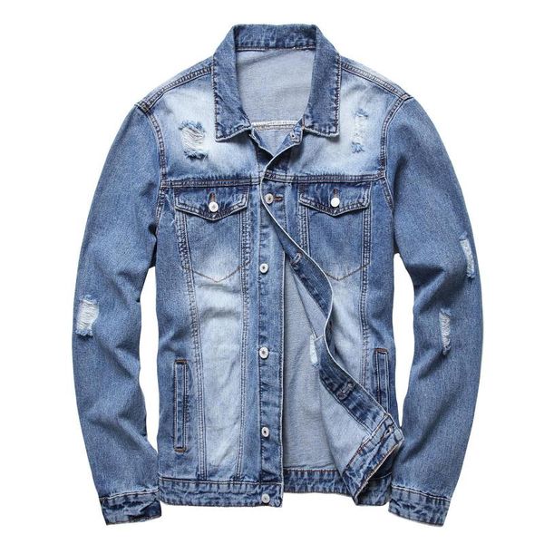men's jackets hole loose collar pocket denim jacket men clothing jaqueta masculina chaquetas varsity ropa 2021, Black;brown
men's jackets hole loose collar pocket denim jacket men clothing jaqueta masculina chaquetas varsity ropa 2021, Black;brown
