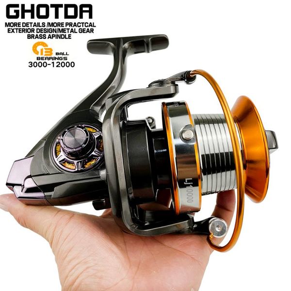 carp fishing reel 12+1 ball bearing drag power 8-24kg 5.2:1/5./4. gear ratio spinning reel cast long swheel
carp fishing reel 12+1 ball bearing drag power 8-24kg 5.2:1/5./4. gear ratio spinning reel cast long swheel