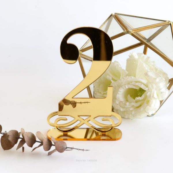 party decoration gold mirror table numbers , wedding decor, acrylic, wood for events, tanding go
party decoration gold mirror table numbers , wedding decor, acrylic, wood for events, tanding go