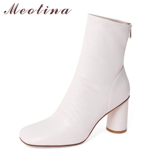 boots meotina short women shoes zipper pleated high heel ladies round toe chunky heels ankle autumn winter beige 40, Black
boots meotina short women shoes zipper pleated high heel ladies round toe chunky heels ankle autumn winter beige 40, Black