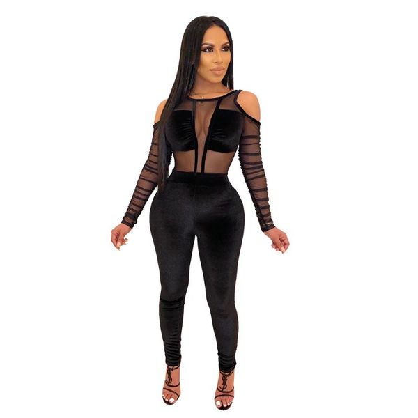 women's jumpsuits & rompers club skinny patchwork jumpsuit lace long sleeve women overalls for femme jump suit outfits, Black;white
women's jumpsuits & rompers club skinny patchwork jumpsuit lace long sleeve women overalls for femme jump suit outfits, Black;white
