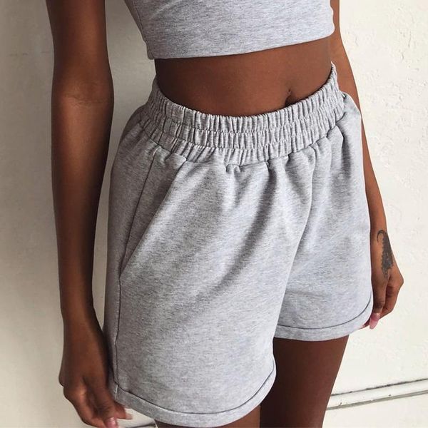 women's shorts 2021 summer women clothes solid cotton sport casual harajuku high waist short pants ladies autumn, White;black
women's shorts 2021 summer women clothes solid cotton sport casual harajuku high waist short pants ladies autumn, White;black
