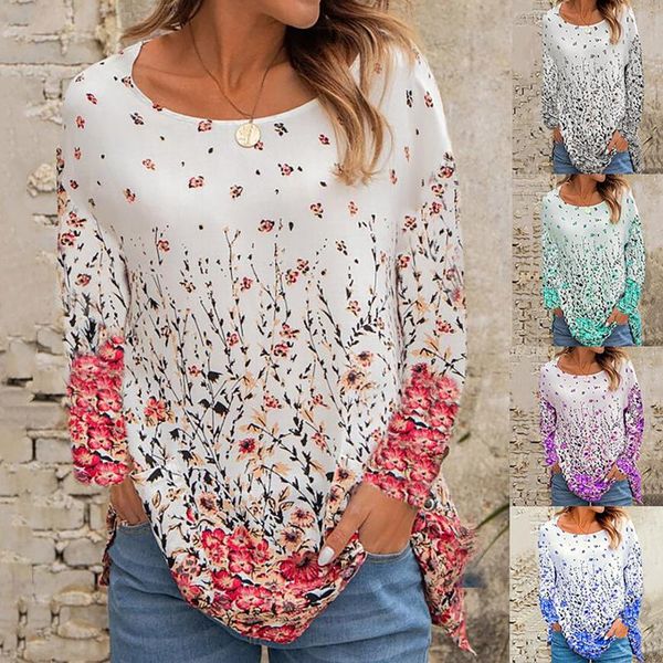 men's t-shirts women's fashion round neck loose printed flower print long sleeve t-shirt playera tee shirt femme, White;black
men's t-shirts women's fashion round neck loose printed flower print long sleeve t-shirt playera tee shirt femme, White;black