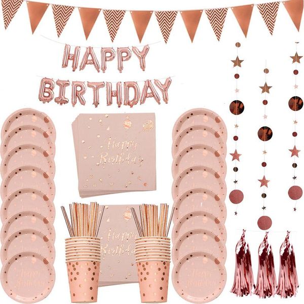 party decoration rose gold disposable tableware plate straws girl birthday decor celebration baby bridal shower supplies
party decoration rose gold disposable tableware plate straws girl birthday decor celebration baby bridal shower supplies