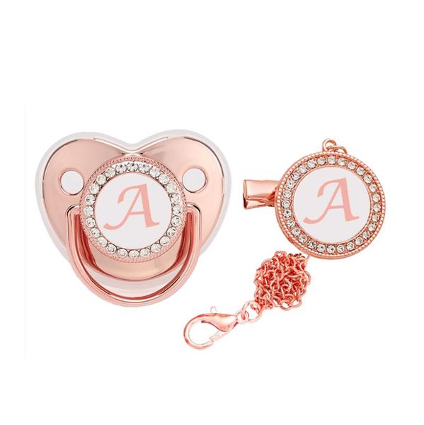 pacifiers# 26 name initial letter rose golden baby pacifier and clips bpa silicone infant nipple born dummy soother
pacifiers# 26 name initial letter rose golden baby pacifier and clips bpa silicone infant nipple born dummy soother