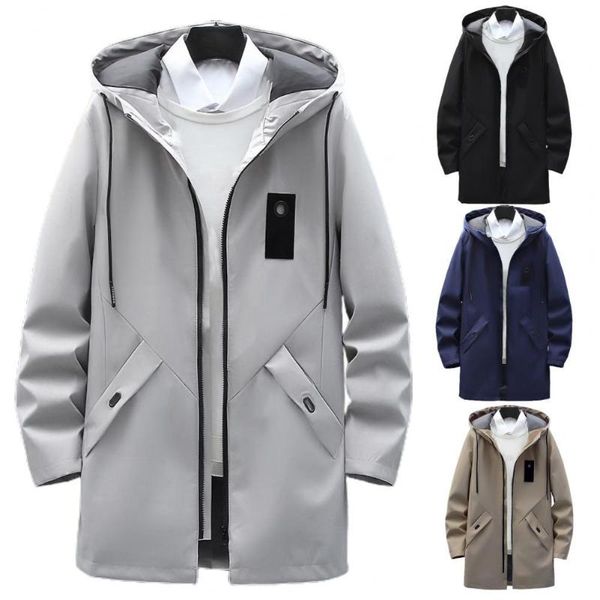 men's trench coats men zipper coat windproof breathable polyester autumn winter thick for outdoor, Tan;black
men's trench coats men zipper coat windproof breathable polyester autumn winter thick for outdoor, Tan;black