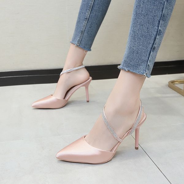 womens crystal strap pumps fashion thin high heels 2021 spring summer gladiator shoes woman nude slingbacks sandals mujerdress shoes, Black
womens crystal strap pumps fashion thin high heels 2021 spring summer gladiator shoes woman nude slingbacks sandals mujerdress shoes, Black