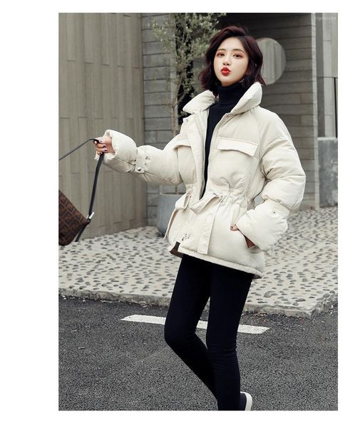 2019 winter new women's parker loose multi-color waist short jacket down jacket cotton stand collar casual bread service1, Tan;black
2019 winter new women's parker loose multi-color waist short jacket down jacket cotton stand collar casual bread service1, Tan;black
