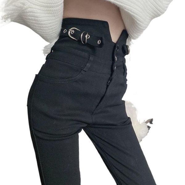 women's pants & capris buckle belt style waist accessories black pencil stretch denim bandage pant women jeans fashion slim summer ankl, Black;white
women's pants & capris buckle belt style waist accessories black pencil stretch denim bandage pant women jeans fashion slim summer ankl, Black;white