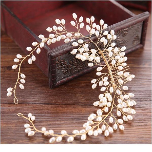 trendy gold pearl bridal hair comb bridal headpiece wedding hair accessories for bride hair ornaments women qylzig, Silver
trendy gold pearl bridal hair comb bridal headpiece wedding hair accessories for bride hair ornaments women qylzig, Silver