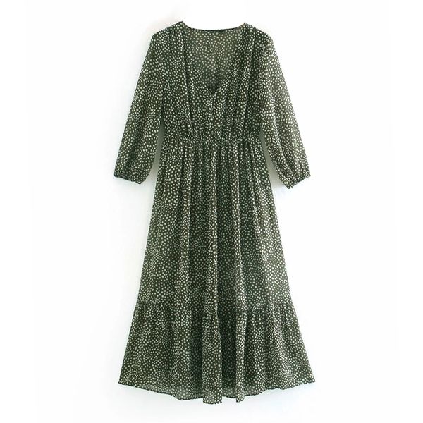aachoae dot print a line chiffon midi dress women bohemian v neck chic dresses elastic waist long sleeve casual dress vestidos 210316, Black;gray
aachoae dot print a line chiffon midi dress women bohemian v neck chic dresses elastic waist long sleeve casual dress vestidos 210316, Black;gray