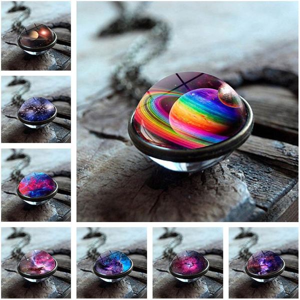 pendant necklaces 2021 galaxy double sided outer space necklace universe jewelry glass art picture handmade, Silver
pendant necklaces 2021 galaxy double sided outer space necklace universe jewelry glass art picture handmade, Silver