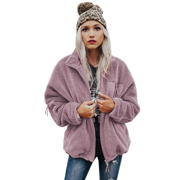 women's wool & blends multicolor cotton coat women fashion long sleeves plush warm outwear loose short coats female autumn winter jd161, Black
women's wool & blends multicolor cotton coat women fashion long sleeves plush warm outwear loose short coats female autumn winter jd161, Black
