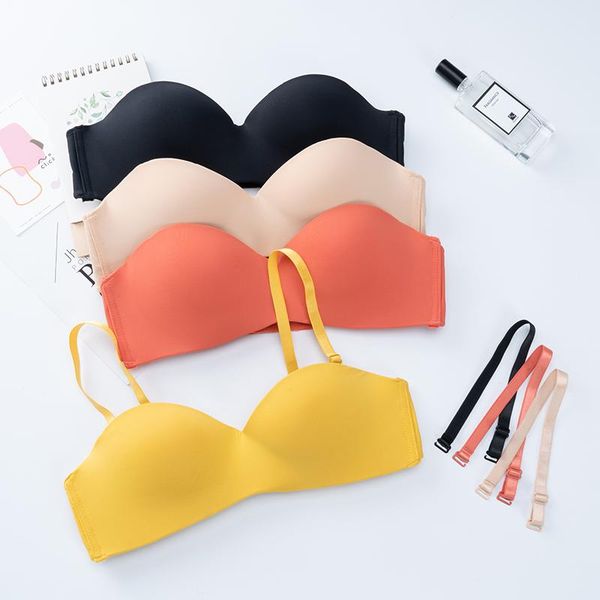 bras women invisible bra strapless bralette 1/2 cup women's underwear lingerie female seamless party wedding fashion, Red;black
bras women invisible bra strapless bralette 1/2 cup women's underwear lingerie female seamless party wedding fashion, Red;black