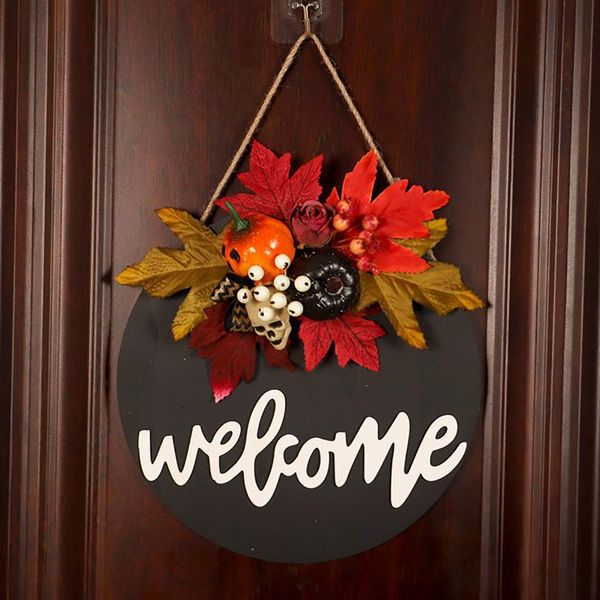 decorative flowers & wreaths halloween welcome door hanger decoration wreath front decor garlands ornament
decorative flowers & wreaths halloween welcome door hanger decoration wreath front decor garlands ornament