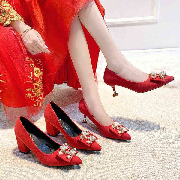 kukupointed red wedding sho bridmaid bride thin heel high women's shallow mouth single shoe pearl decoration
kukupointed red wedding sho bridmaid bride thin heel high women's shallow mouth single shoe pearl decoration