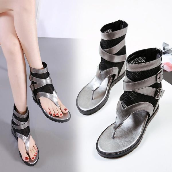 dress shoes roman style high color matching zipper inner increase women's sandals summer wedge heel plus size 35-40., Black
dress shoes roman style high color matching zipper inner increase women's sandals summer wedge heel plus size 35-40., Black
