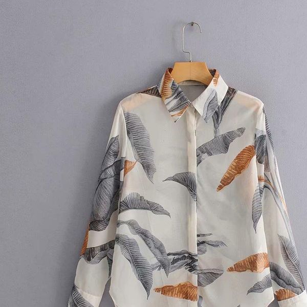 2021 women vintage leaves print casual business blouse shirts women long sleeve office wear blusas chic summer ls3872, White
2021 women vintage leaves print casual business blouse shirts women long sleeve office wear blusas chic summer ls3872, White