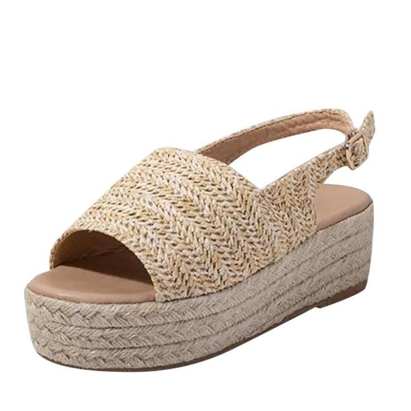 sagace women's sandals 2021 new summer fashion straw comfy platform flat sole ladies open toe ladies walking shoes june17, Black
sagace women's sandals 2021 new summer fashion straw comfy platform flat sole ladies open toe ladies walking shoes june17, Black