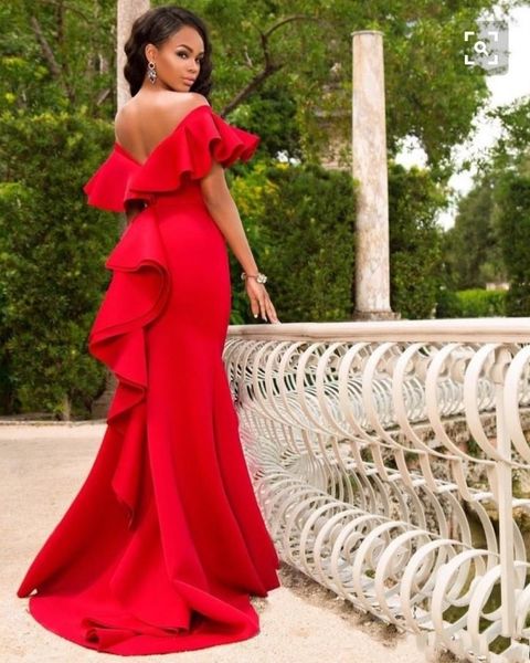 gorgeous 2021 new red off shoulder prom es satin backless mermaid evening saudi arabia ruched formal party ef3b, Black;red
gorgeous 2021 new red off shoulder prom es satin backless mermaid evening saudi arabia ruched formal party ef3b, Black;red