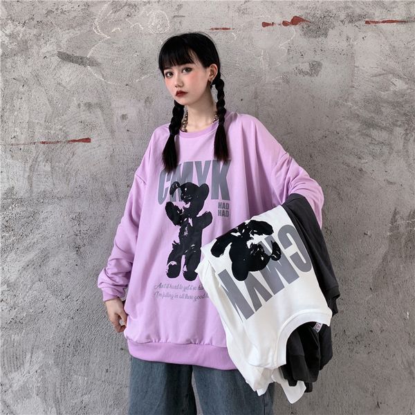 ins super fire thin sweater women bf lazy style loose long-sleeved t-shirt, Black
ins super fire thin sweater women bf lazy style loose long-sleeved t-shirt, Black