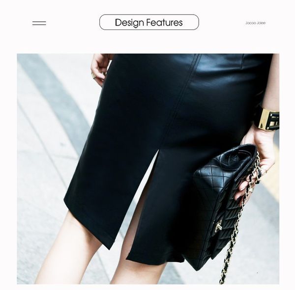 New 2021 Women Pu Leather Skirts Plus Size 5xl Office Lady Knee-length Pencil Female Package Hip Front or Back Slit Skirt CBKJ, Black
New 2021 Women Pu Leather Skirts Plus Size 5xl Office Lady Knee-length Pencil Female Package Hip Front or Back Slit Skirt CBKJ, Black