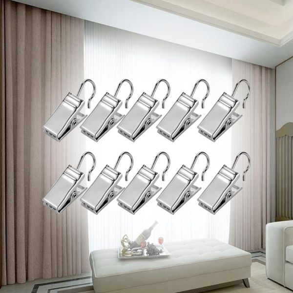 120 pcs silver curtain clips hooks wide flat string party lights hanger wire holder for shower home decoration ps art craft
120 pcs silver curtain clips hooks wide flat string party lights hanger wire holder for shower home decoration ps art craft