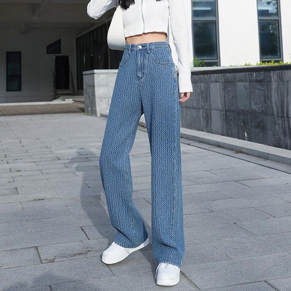 women's jeans jacquard blue women pants 2021 casual striped retro basic straight loose plus size y2k fashion trendy ladies trousers
women's jeans jacquard blue women pants 2021 casual striped retro basic straight loose plus size y2k fashion trendy ladies trousers