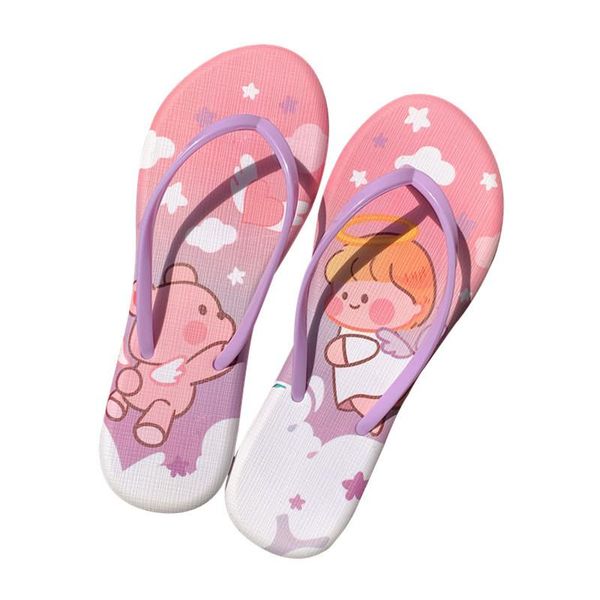 slippers 148tsnh summer fashion flip flops seaside vacation soft bottom cartoon cute beach sandals women, Black
slippers 148tsnh summer fashion flip flops seaside vacation soft bottom cartoon cute beach sandals women, Black